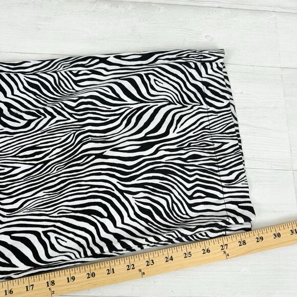 Michael Kors Womens Linen Blend Cargo Pants Plus Size 2X Zebra Print Casual - Picture 15 of 16